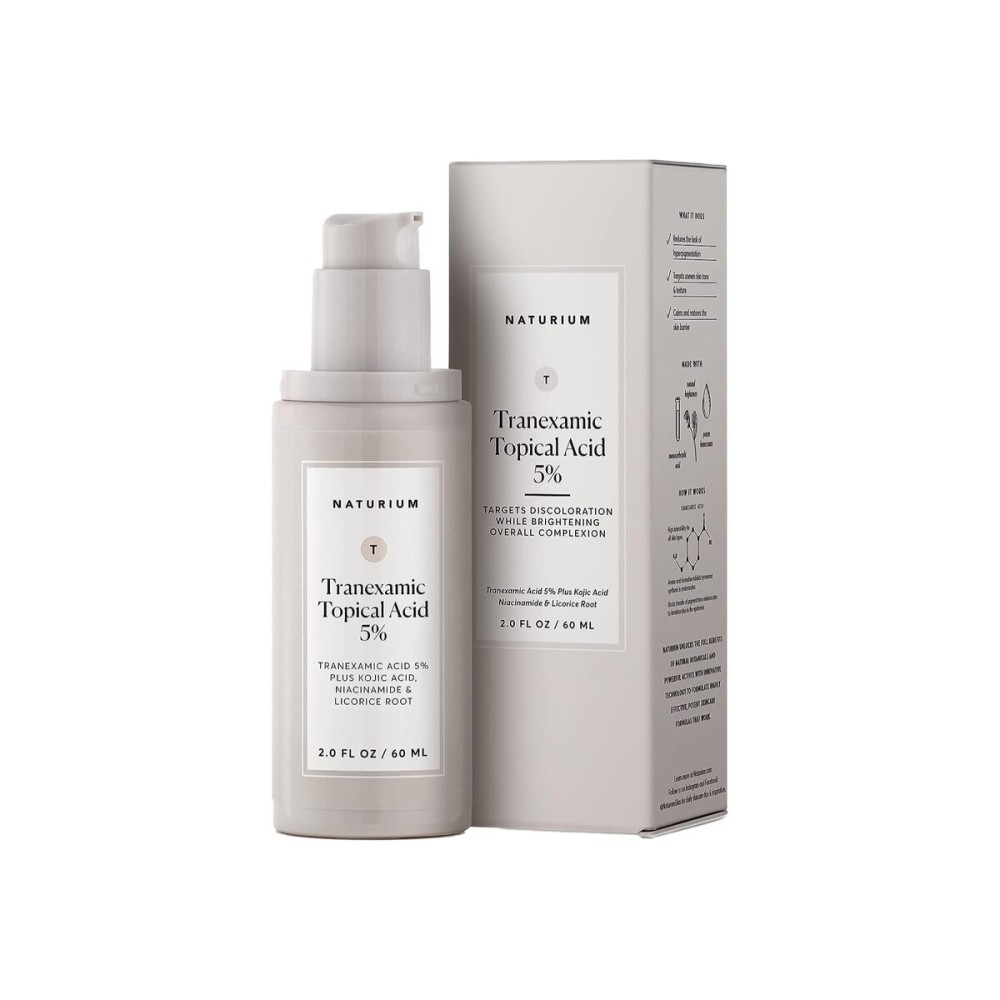 Naturium Tranexamic Topical Acid 5% Jumbo, Face & Skin Care with Kojic Acid, Niacinamide & Licorice Root, 2 oz
