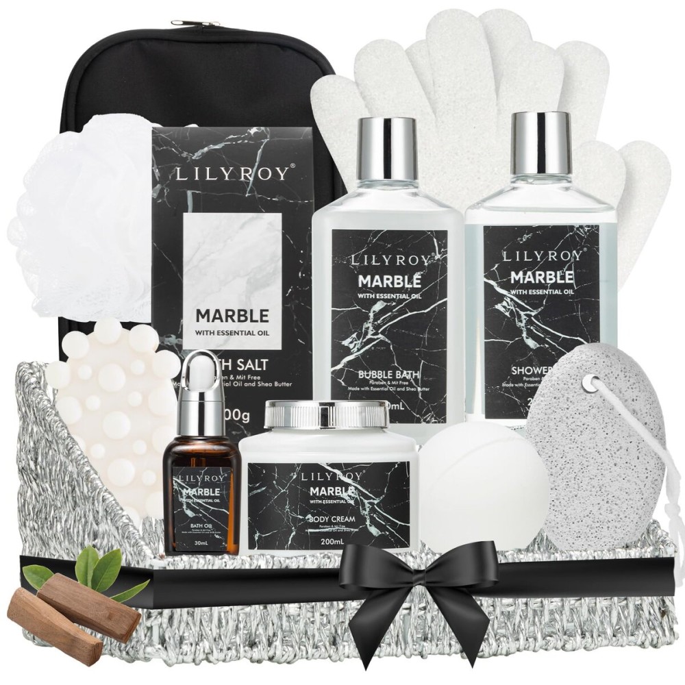 Fathers Day Gifts for Men Dad - 12-Piece Ultimate Bath & Body Gift Set for Women, Spa Gift Basket, Spa Collection with Bath Bomb | Mother\'s Day, Christmas, Birthday Gifts, All Occasion Holiday Present