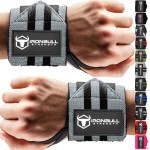 Wrist Wraps for Weightlifting (USPA, IPL, USAW & IWF Approved),18 Premium Quality Weight Lifting Wrist Support Straps for Bench Press, Bodybuilding, Strength Training and Powerlifting (Grey)