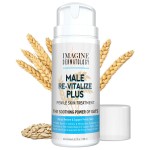 Imagine Dermatology Male Re-Vitalize PLUS - Oats Penile Health Cream for Men - Relieve, Restore and Support Skin - Moisturizing Penile Cream - TSA Compliant Size (3.3 fl oz/100ml)