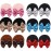 CellElection 12 PCS Sequin Mouse Ears Hair Clips Glitter Hair Bows Cute Mice Ears Hair Clips Barrettes for Women Girls Hair Accessories for Costume Party Favor Halloween Christmas Decoration