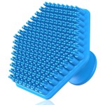 VWMYQ Silicone Face Scrubber for Men, Gentle Exfoliator Pad & Massager, Facial Cleansing Brush Silicone Face Wash Brush Removes Dead & Dry Skin (Blue)