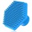 VWMYQ Silicone Face Scrubber for Men, Gentle Exfoliator Pad & Massager, Facial Cleansing Brush Silicone Face Wash Brush Removes Dead & Dry Skin (Blue)