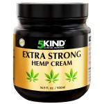 5kind Extra Strong Hemp Cream 16.1 fl oz - Maximum Strength - Natural Soothing Topical Cream - Muscle Rub for Lower Back, Joints, Neck, Knees, Shoulders
