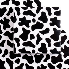 WRAPAHOLIC Cow Wrapping Paper Sheet - 12 Sheets Cow Prints Design Folded Flat for Birthday, Wedding, Baby Showers - 19.7 Inch X 30 Inch Per Sheet