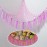 Stuffed Animal Storage Macrame Boho Plush Toy Net Hammock for Stuffed Animals with Light Pet Net for Stuffed Animals Corner Hanging Stuffed Animal Holder Teddy Bear Net for Kids Room (Shiny Pink)