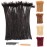 DAIXI 0.4cm and 0.6 0.8cm Thickness Options 16 Inch 10 Strands 100% Real Permanent Loc Extensions Human Hair Full Handmade Human Hair Dreadlock Extensions for Man/Women/Kids