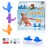 Hearprotek Swimming Ear Plugs, 3 Pairs Soft Waterproof Reusable Earplugs for Swimming Showering Bathing and Other Water Sports Suitable for 6+ Kids(Blue/Orange/Purple)