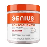 The Genius Brand Genius Consciousness - All-in-One Brain Health Supplement for Clarity - Supports Concentration, Creative Thinking, Energy & Memory - Powered by Nootropics - 15 Servings - Snow Cone