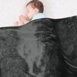 Lukeight Baby Blanket Fleece Toddler Blankets for Boys and Girls, Soft Cozy Fluffy Small Baby Newborn Blankets for Crib, Stroller, Travel and Bed (Grey, 30x40 Inches)