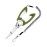 Booms Fishing H01 Small Fishing Pliers Scissors Braid Cutters Lightweight Stainless Steel Fishing Tools Split Ring Pliers Hook Remover, Green