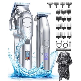 Romanda Clippers and Trimmers Set, Hair Clippers for Men Cordless,Mens Clippers and Grooming Set,Barber Clippers Set