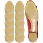 CZBYXA12 Non-Slip Sole Pads for Shoes | Anti-Slip Grips for Shoe Bottom Repair, Protection & Traction | Yellow Shoe Sole Protectors for Slippery Floors(Yellow, 3.5x2.5 MF 10Pcs)