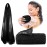 Adeton African Net Sponge, Authentic, with Knots, Exfoliating Bath Wash Cloth, Real Sapo, Black Owned, Long Sponge, Body Exfoliator, Shower Accessories, Back Foot Scalp Scrub Dead Skin Remover (Black)