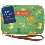 KeepGoing Travel First Aid Kit for Kids - 130 Pc. for Car, Home, Purse, Diaper Bag & Backpack with Latex-Free Bandages - Mini First Aid Kit Travel Size TSA-Approved