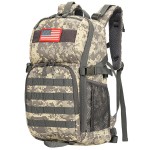 outdoor plus Camo Backpack,Military Boys Backpack for School with USB Port,30l Small Tactical Backpack for Outdoor Travel Camping Waterproof