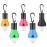 LED Camping Tent Lantern, Portable Outdoor Waterproof Emergency Light Bulb, Battery Powered with Clip Hook, Super Bright, for Hiking, PartyCamping, Fishing, Power Failure (5 Packs, Multi-Color)
