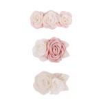 Flower Hair Clips Set-Cherrboll 3pcs Floral Hair Bow Accessories for Baby Girl Toddles Teen Gifts