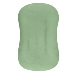 Hooyax Muslin Baby Lounger Cover, 100% Cotton Durable Newborn Lounger Cover, Soft and Breathable Infant Lounger Cover for Boys Girls, Covers Only (Green)