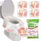 Potty Shields Toilet Seat Covers Disposable (12 pk, Dinosaurs) - XL Waterproof Toilet Cover for Toddlers, Kids & Adults - Portable & Individually Wrapped for Travel, Potty Training, Public Restrooms
