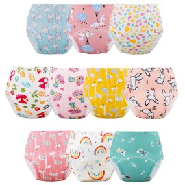 Potty Training Pants for Boys Girls, Learning Designs Training Underwear Pants (10 Packs, 3-5T)
