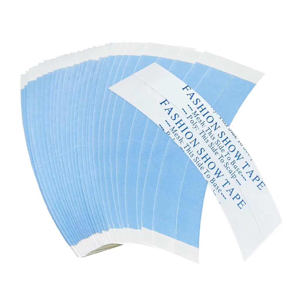 40pcs Wig Tape for Lace Wigs Double Sided Waterproof Wigs Adhesive, Tape Strips for Lace Front Wig Toupee, Hairpiece Hair Tape for Hair Extension