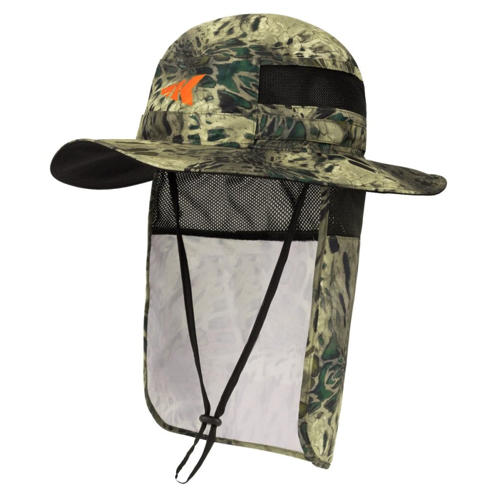 KastKing UPF 50 Boonie Hat Fishing Hat with Removable Neck Flap Sun Hats,Multi-Purpose
