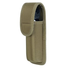 TAFTACFR Molded OC/Mace Spray Pouch, Top Flap Pepper Spray Holster OC/Mace Pepper Spray Black Pouch Hidden Snap(Small for MK3 and Large for MK4)