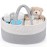 Maliton Cotton Rope Diaper Caddy Organizer - Nursery Storage Caddy, Baby Boy Changing Table Must Have, Perfect