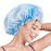 Aquior Shower Caps, Reusable Shower Cap for Women, Double Layer Waterproof Hair Cap, Large Size for All Hair Lengths,for Girls Spa Home Salon Use (Pink Cloud)