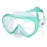 Kids Swim Mask 180 Snorkel Diving Mask, Anti-Fog Child Swim Goggles with Nose Cover No-Leak Swimming Goggles Anti-Shattered Lens for Youth 4-15 (Green)