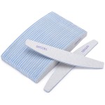 25 Pieces 180/240 Grit Nail Files for Natural Nails, Fingernail Files Double Sided Emery Boards for Nails
