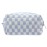 PAZIMIIK Checkered Makeup Bag for Purse Portable Zipper Make Up Pouch Small Cosmetic Case for Travel Accessories (Blue)