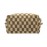 PAZIMIIK Checkered Makeup Bag for Purse Portable Zipper Make Up Pouch Small Cosmetic Case for Travel Accessories (Coffee)