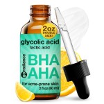 Go Radiance 2X Bigger 2oz Glycolic Acid Exfoliant, 5% AHA BHA Serum with Salicylic & Lactic Acid for Acne-Prone Skin, Gentle Peel for Oil Control & Pore Refining