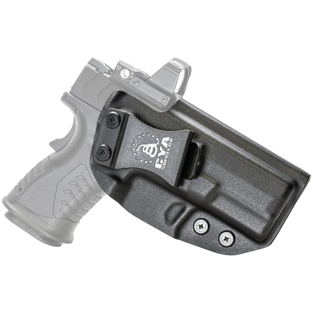 CYA Supply Co.- Black Optics Ready IWB Holsters - Fits Springfield XD-M Elite 3.8 9mm - Veteran Owned - Made in USA
