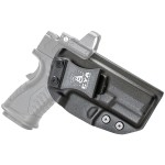 CYA Supply Co.- Black Optics Ready IWB Holsters - Fits Springfield XD-M Elite 3.8 9mm - Veteran Owned - Made in USA