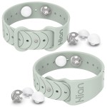 Hion Motion Sickness Bracelets Sea Sickness Wristbands for Motion Sickness/Morning Sickness/Pregnancy Nausea Anti Nausea Wristband Acupressure Nausea Bands Motion Sickness Bands1Pair Beryl