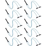 Shoulder Pulley Over The Door Physical Therapy System, Exercise Pulley for Physical Therapy, Alleviate Shoulder Pain and Facilitate Recovery from Surgery (10PCS-Blue), FSA or HSA Eligible