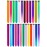 LADYAMZ 25 PCS Colored Hair Extensions, Colorful Party Highlights Multicolors Clip in Hair Extensions, Rainbow Synthetic Hairpieces for Girls Women Kids Christmas New Year Cosplay Party Gift(22 In)