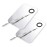 ALIOBC Makeup Mixing Palette, Upgrad Stainless Steel Metal Foundation Palette with Spatula Artist Tool for Mixing Foundation Nail-Art, Size 4.5x2.9 in2 Pcs