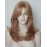 Medium Length Layered Wigs Strawberry blonde wig blow out wigs brachel hair cut Layered wig with bangs Synthetic wig Highlight for white Women