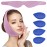 NEWGO Wisdom Teeth Ice Pack Head Wrap for Face Oral Surgery, Jaw Ice Pack for Face with 4 Hot Cold Gel Pack for TMJ, Tooth Extraction, Tonsillectomy Recovery - Purple