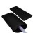 2PCS Silicone Heat Resistant Mat Pouch for Hair Straightener, Curling Iron, Flat Iron and Hot Hair Tools Black