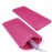 2PCS Silicone Heat Resistant Mat Pouch for Hair Straightener, Curling Iron, Flat Iron and Hot Hair Tools Pink