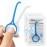 OrthoKey Retainer & Aligner Removal Tool - Dental-Grade Orthodontic Supplies for Invisible Braces, Cleaning & Travel - Bracket & Denture Remover (2-Pack) Blue & White