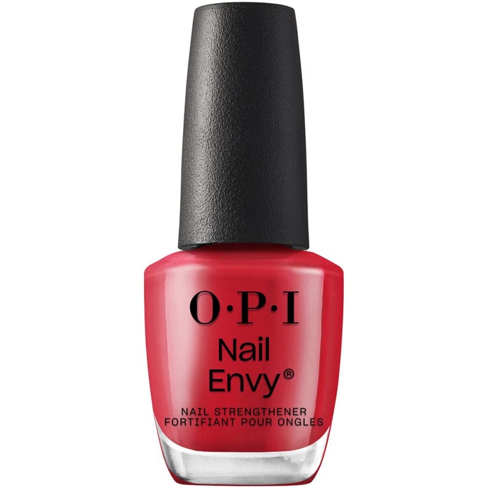 OPI Nail Envy Strengthener Big Apple Red | Opaque Bright Red Crme Strengthening Nail Polish Treatment | Strengthen Weak & Thin Nails