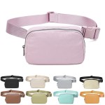 Fanny Belt Bag Waist Pack Crossbody Bags Bum Bag for Running Hiking Travel Workout Adjustable Strap for Women-Lavender