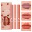Sulily 3Pcs Dark Red Matte Lipstick Set,Red Matte Lipstick Long Lasting for Women,Velvet Air Moisture Smooth Crayon Lip Stain,24 Hours Wear Non-Stick Cup Not Fade Waterproof Lip Gloss Makeup