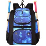 MATEIN Softball Bag for Boys, Large Youth Baseball Baackpack Holds 4 Bat with Fence Hook & Shoe Compartment, Softball Catchers Gear Backpack for Adults Fit Batting Glove, Helmet, Baseball Gifts